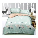 Cumpara ieftin Lenjerie de Pat 4 Piese - Bumbac Satinat - DNA93