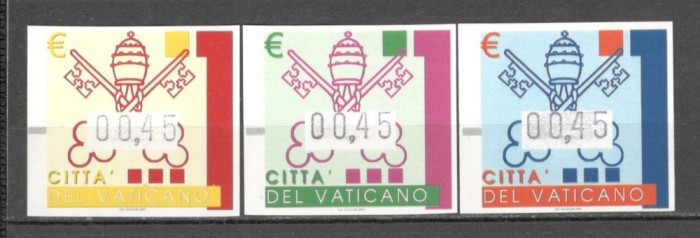 Vatican.2004 Timbre de automat-Stema Papala SV.668