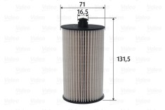 VALEO 587071 filtru combustibil