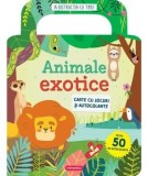 Cumpara ieftin Animale exotice. Carte cu jocuri si autocolante/***