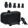 Pompă Acvariu Submersibilă 3000 L/H, 75W, IPX8, Silențioasă, cu Duze Incluse - Circulare Apă, Filtrare, Oxigenare