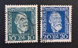 Germania (Deutsches Reich 1924 - Weimar) Seria Completă "50 Jahre Weltpostverein / Jubilee UPU 1874&ndash;1924" (10Pf &amp; 20Pf, Obliterate) CLK1
