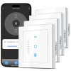 Intrerupator Smart pentru Jaluzele, Compatibil cu Alexa, Google Home si Siri, pentru Rulouri si Draperii Set 4 Bucati, Compact - CN