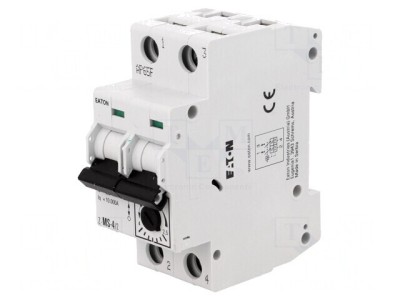 &amp;Icirc;ntrerupător motor 1,5kW 220-440VAC pentru șină DIN IP20 foto