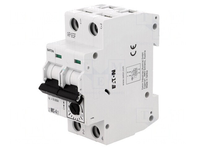 &Icirc;ntrerupător motor 1,5kW 220-440VAC pentru șină DIN IP20