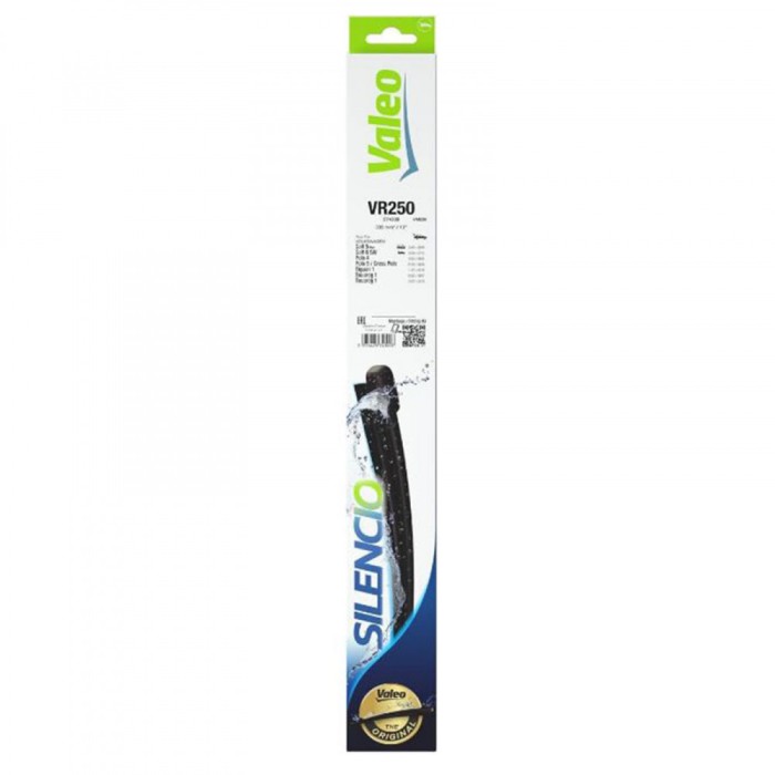 Stergator luneta Valeo Silencio flat 335mm VR250 pentru Seat Altea, Ibiza IV, Skoda Fabia II, Golf Plus V, Golf V, Golf VI, Polo, Tiguan, Touareg