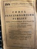 Codul functionarilor publici 1942 editia a doua adnotata
