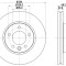 Disc frana SUZUKI SWIFT III (MZ, EZ) (2005 - 2016) KRIEGER 0950004188
