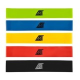 Set 5 benzi elastice de rezistenta cu intensitati diferite pentru fitness, Oem