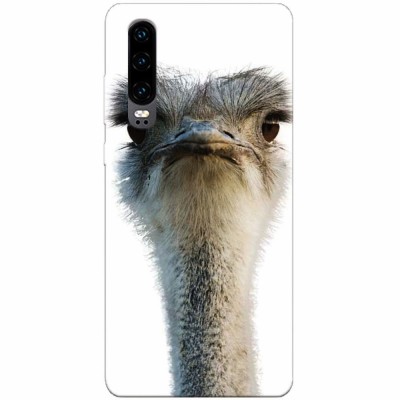 Husa silicon pentru Huawei P30, Emu foto