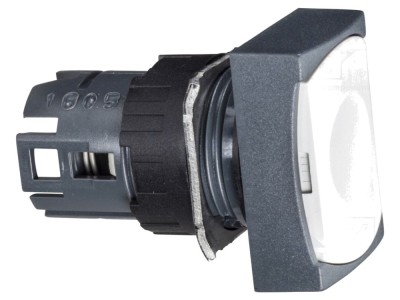 Buton Comutator 16mm Alb foto