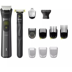 Aparat de tuns multifunctional 13 in 1 PHILIPS Multigroom Series 9000 MG9540/15, acumulator, autonomie 120 min, negru