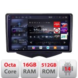 Navigatie Hyundai Veloster 2010-2018 Android radio gps internet 8 core QLED 2K 16+512GB 360 Edotec