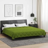 vidaXL Duvet complet pe tot parcursul anului Verde 240 x 260 cm 42025559