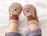 Mocasini maro cu talpa antiderapanta - Teddy (Marime Disponibila: Marimea 26)