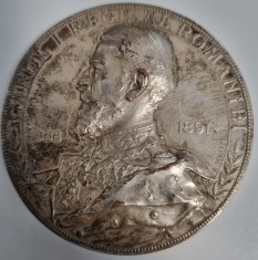 Medalie Regele Carol I 25 ani de domnie 1866-1891