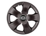Cumpara ieftin Set 4 capace roti Bis Negru R16 pentru gama auto Kia, Autohelix MSA