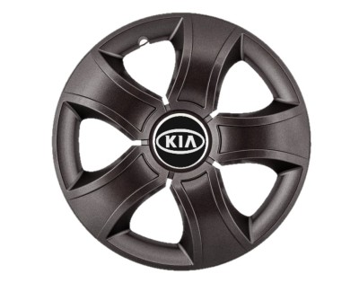 Set 4 capace roti Bis Negru R16 pentru gama auto Kia foto
