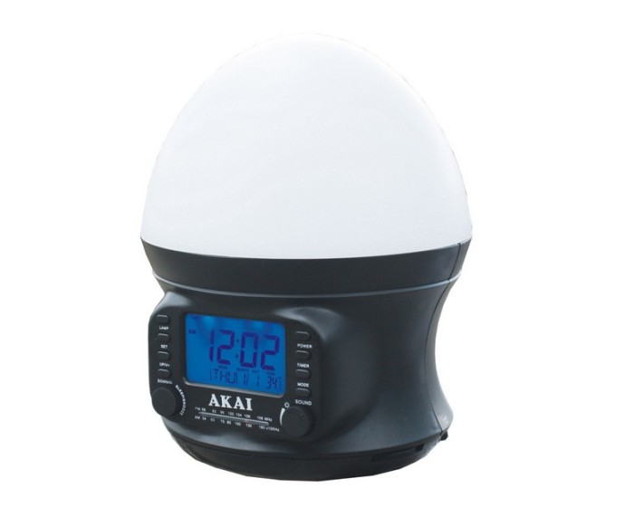Radio cu ceas Akai AR321S Lampa Sunrise Negru Radio cu ceas Akai AR321S Lampa Sunrise Negru