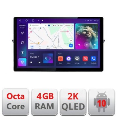 Navigatie dedicata BMW X1 E84 N-219 Edonav ecran 13&amp;quot; 2K 8 si 128 Android Waze USB Navigatie 4G 360 Toslink Youtube Radio KIT-219 si E CarStore Technol foto