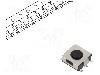 Microintrerupator 6.5x6.2x2.6mm, (ON)-OFF, SPST, ALPS - SKHMQKE010
