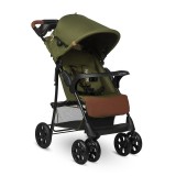 Carucior sport Lionelo Emma Plus Forest Green, tavita, 2 suporturi pahar, geanta