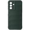 Husa tip capac spate silicon cauciucat verde inchis pentru Samsung Galaxy A26 5G