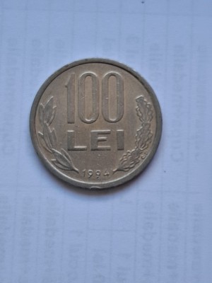 moneda 100 lei 1994 circulata foto