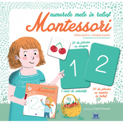 Numerele mele in relief Montessori, Celine Santini foto