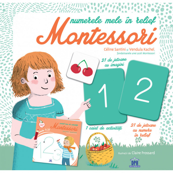 Numerele mele in relief Montessori, Celine Santini