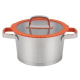 Oala G118, cu capac, inox, 3.6 l, 20 cm