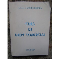 Curs de drept comercial Vasile Gionea DEDICATIE SI AUTOGRAF