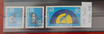 TS21 - Timbre serie DDR 1971 Mi1714-1716 foto