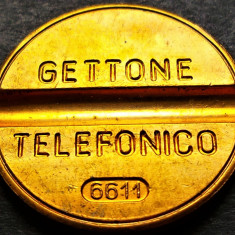 Moneda / Jeton Telefonic GETTONE TELEFONICO - ITALIA, anul 1966 * cod 2643