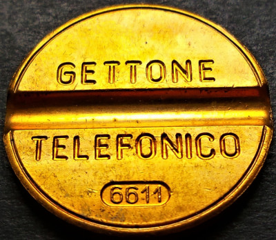 Moneda / Jeton Telefonic GETTONE TELEFONICO - ITALIA, anul 1966 * cod 2643 foto