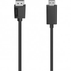 Cablu DisplayPort - HDMI Hama 4K 1.5m Black foto