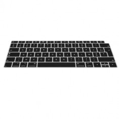 Husa pentru tastatura Apple MacBook Air 13.3" (2018-2020), Kwmobile, Negru, Silicon, 53984.01