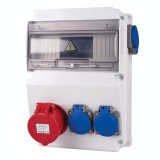 Tablou Sigurante 1P (5x16A) 380V + 2P (1x16A) + 2P (1x16A) 220V IP44