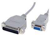 Cablu D-Sub 25pin la 9pin, 2m