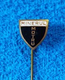 Insigna fotbal - &quot;MINERUL&quot; MOTRU (varianta 2)