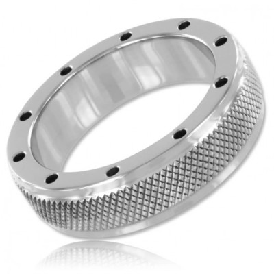 METAL HARD - METAL RING FOR PENIS AND TESTICLES 45MM foto