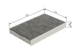 Filtru aer habitaclu Nissan Juke, Pulsar; Renault Fluence, Megane III Motor 1.2 DIG-T, 1.5 dCi, 1.5 dCi, 1.5 dCi, 1.5 dCi, 1.6, 1.6, 1.6, 1.6 16V,