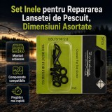 Set Inele pentru Repararea Lansetei de Pescuit, Dimensiuni Asortate