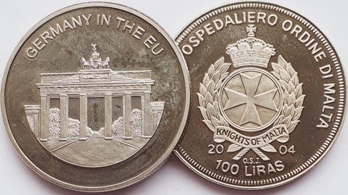 2611 Ordinul din Malta 100 Liras 2004 Germany in the EU