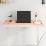 VidaXL Blat masă 80x40x2 cm lemn masiv stejar netratat contur organic