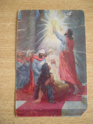 M2 R9 1 - Carte postala foarte veche - Arta - Tematica religie foto