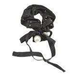 Elastic negru cu pietre aplicate