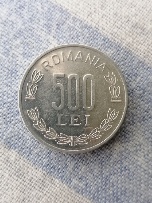 500 lei 2000 - scris cant avers Tip A. ROM&Acirc;NIA. 1