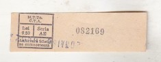 bnk div Romania MTTc CTA - bilet de calatorie - 0.50 lei