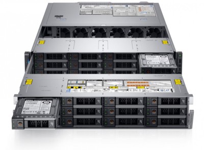 Server DELL Poweredge R740XD2 2 x Intel Gold 6138 20 core 2.0Ghz 128Gb RAM Perc HBA330 mini 26 x LFF foto